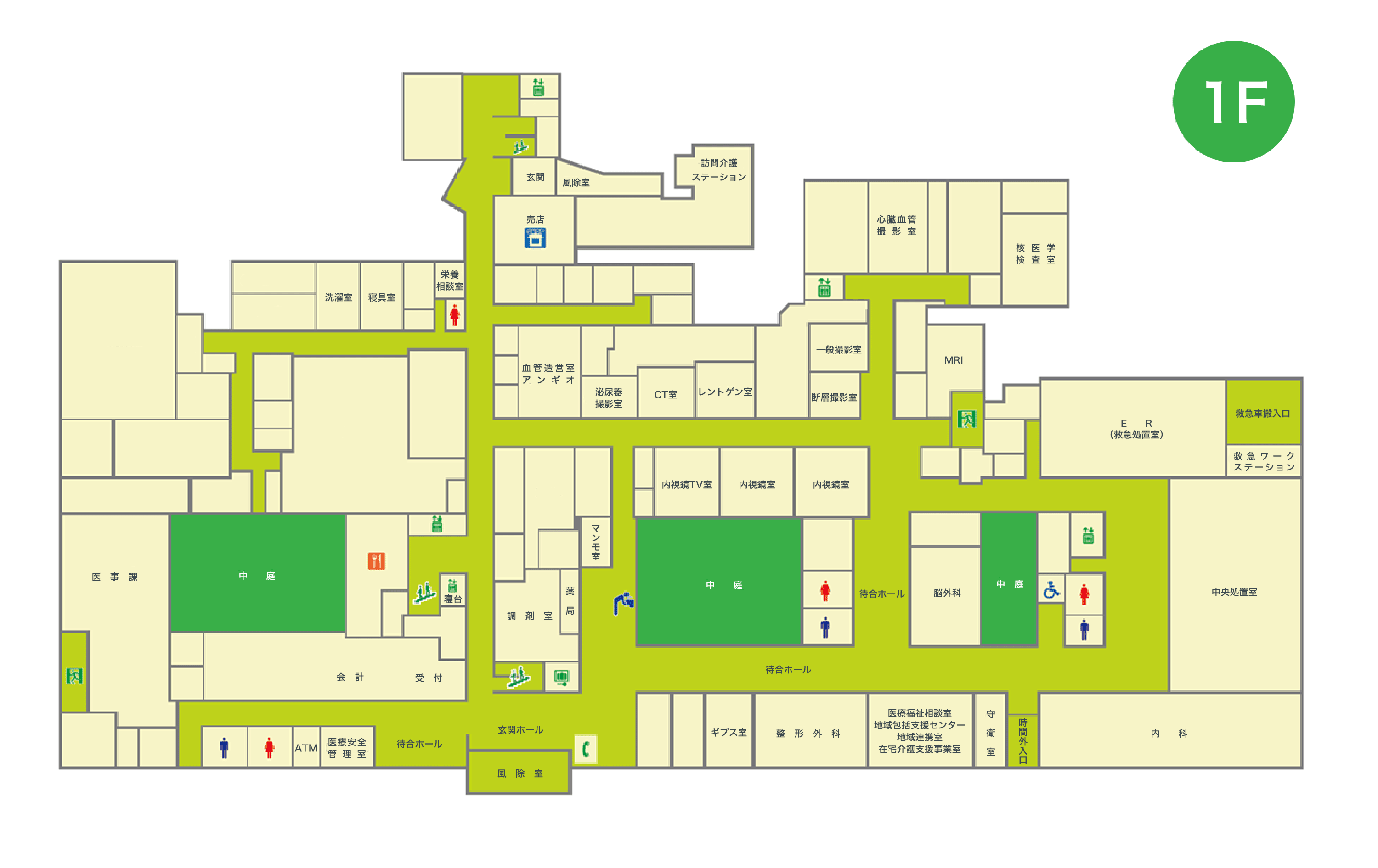 院内マップ１階