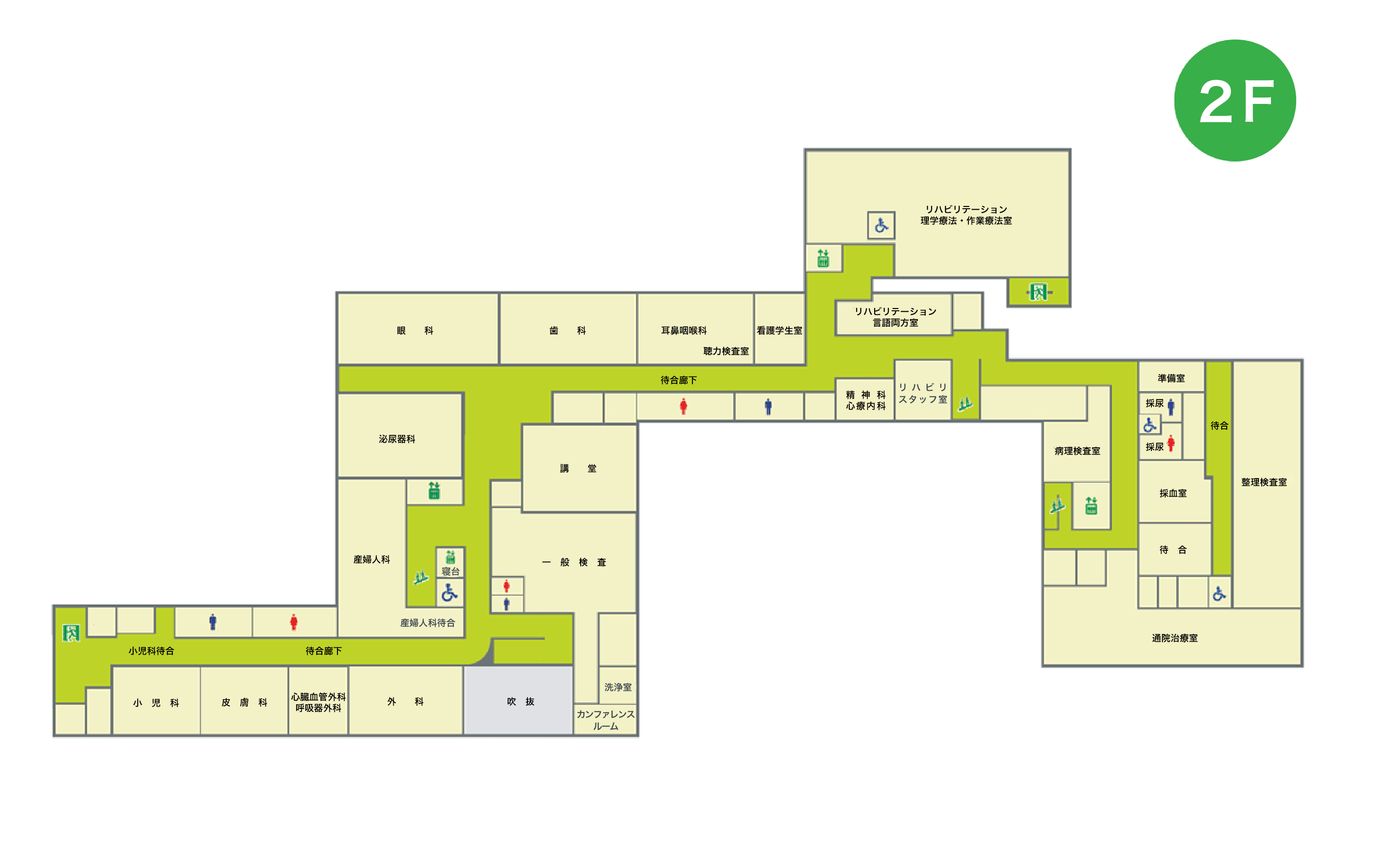 院内マップ２階